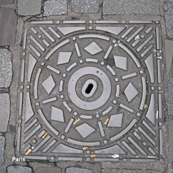 Paris Manhole cover