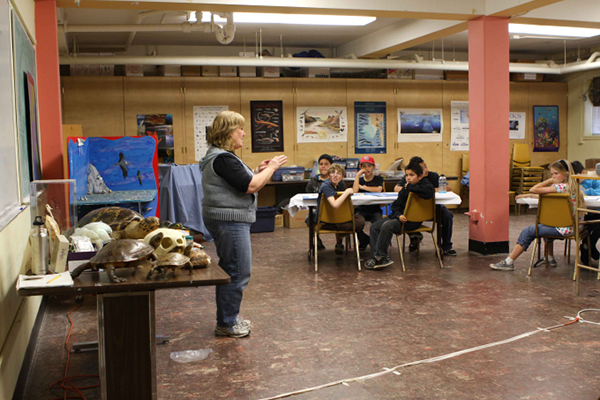 Classroom demonstration at Randall Museum